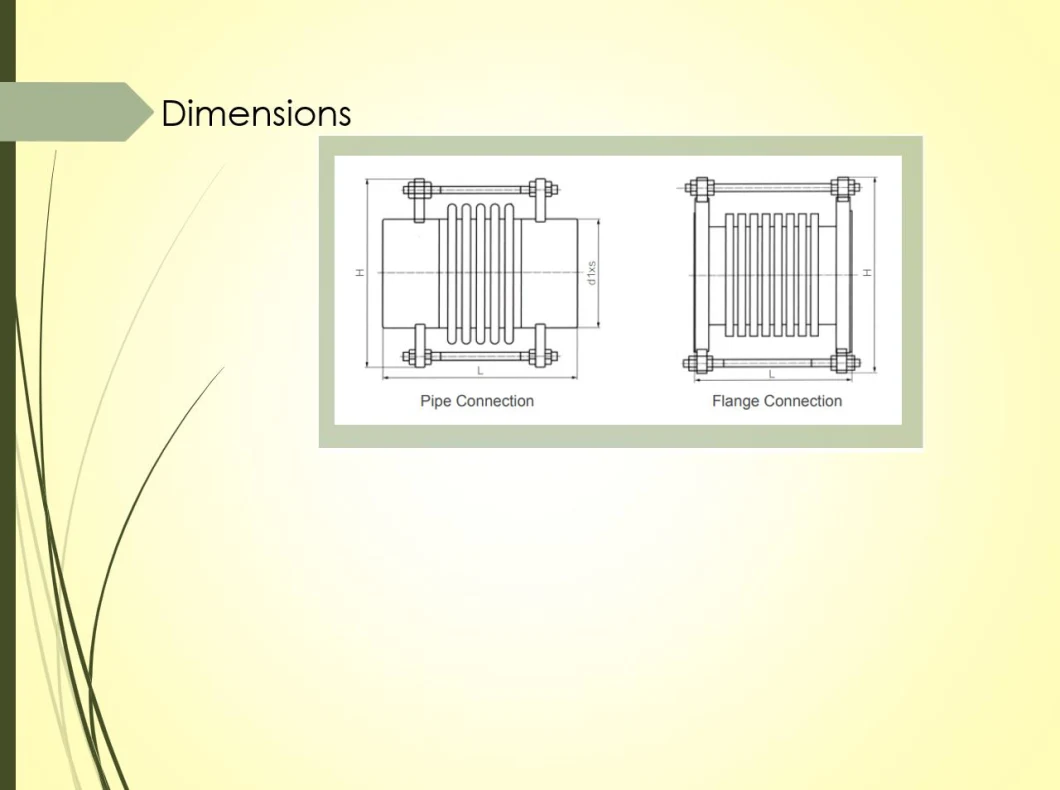 Stainless Steel Axial Corrugated Flexible Compensator Bellows Pipe Expansion