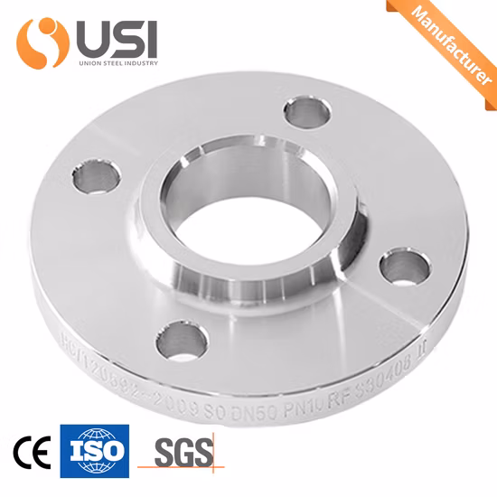 Flangia RF in acciaio inossidabile 304 316L con piastra DIN Pn16 BS4504